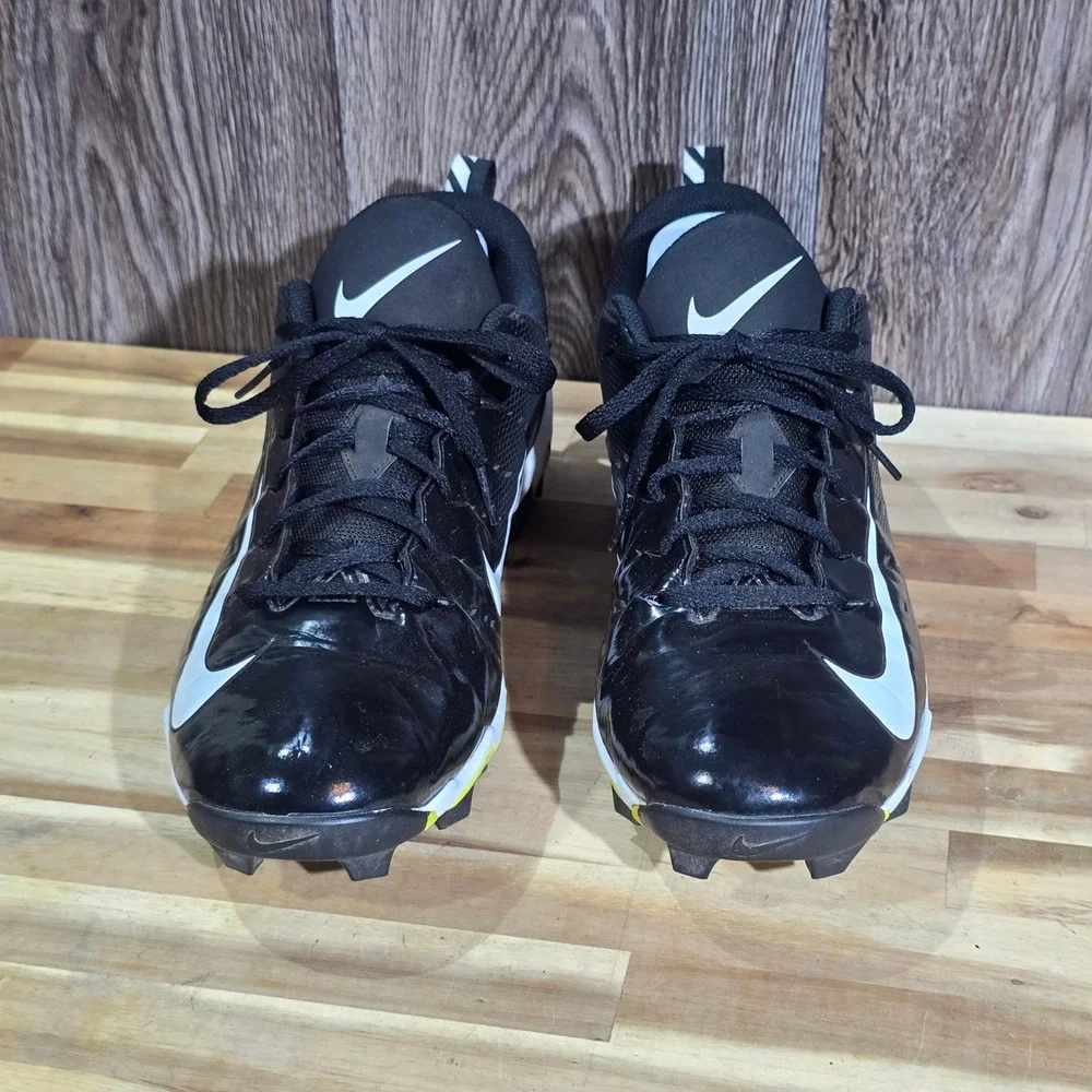 Nike Vapor Fastflex‎ Football Cleats Mens 11 Black White Yellow 917168-010